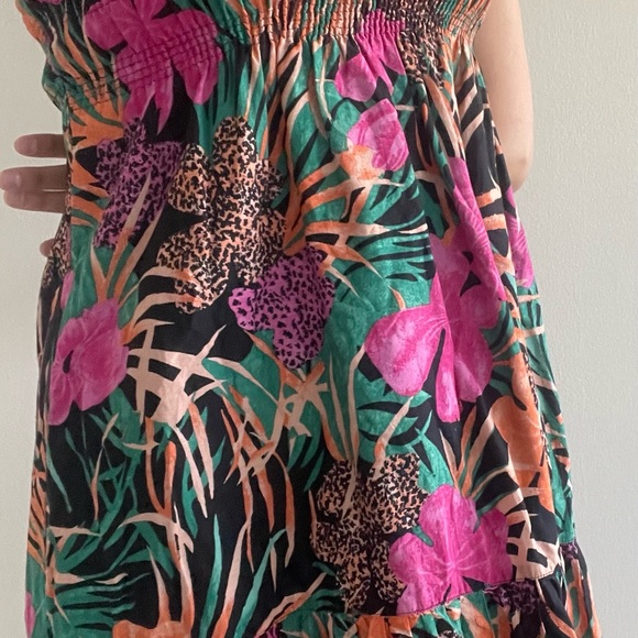 Moda International’s Floral Charm in Strapless Dress - Picture 2 of 7